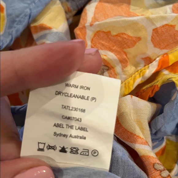 Abel the Label Anthropologie Blue
Flower Maxi Dress | size small - Picture 7 of 7